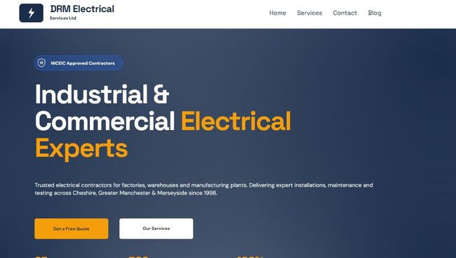 DRM Electrical desktop view